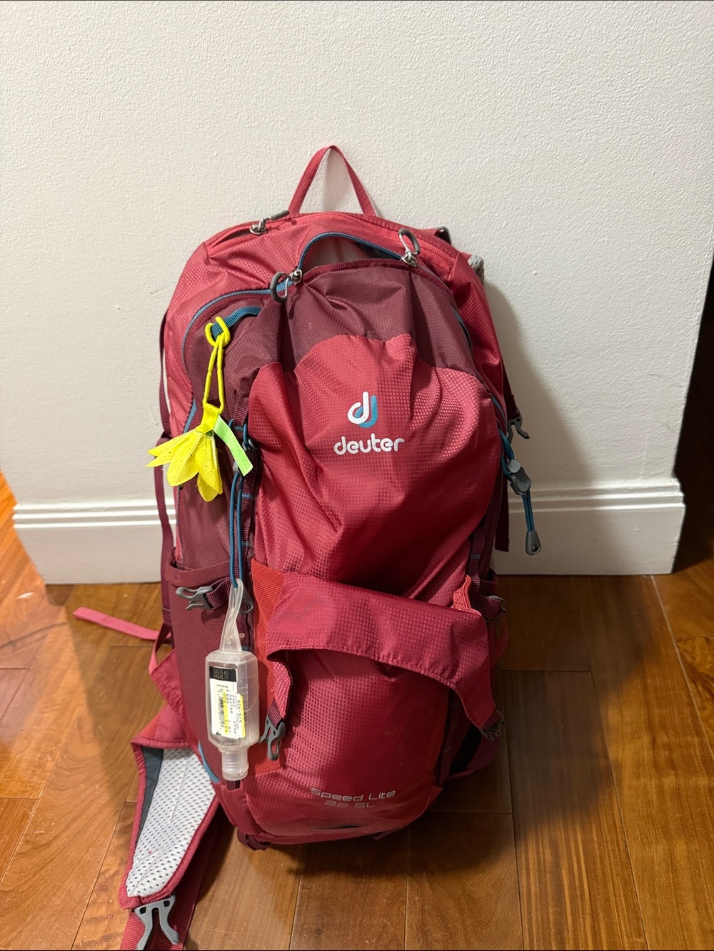 Deuter red hiking backpack - barely used